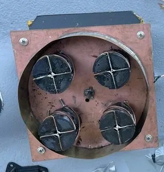 CRPA-антена з БпЛА БМ-35