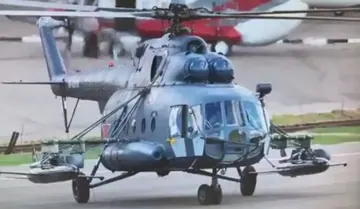 Мі-8 із підвішеними «Дань-М» на пілонах