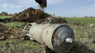 Скинута авіабомба ФАБ-250, Запорізька обл.