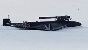 Герань-2 з ПЗРК «Верба» на верхній частині