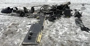 Ще один ракурс уламків Герань-5