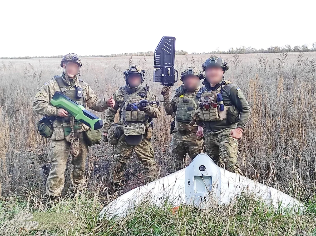 Збитий російський Грифон-12, нацгвардійці, Донеччина