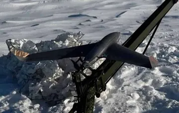 Російський дрон-перехоплювач «Лис-2»