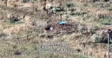 Кадр удару FPV Лунь-7 (обкладинка відео)