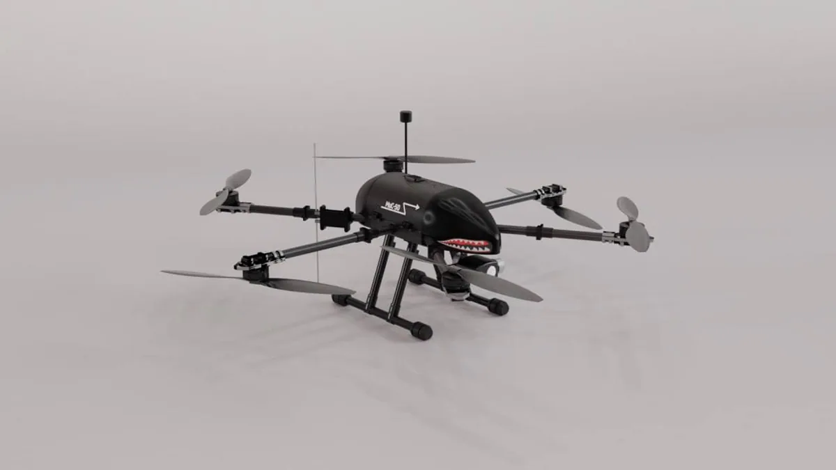 Гексакоптер МиС-50 (студійне фото)