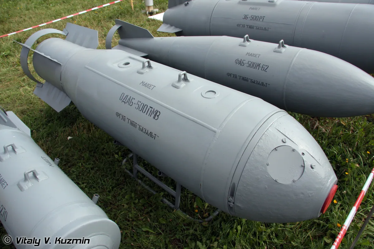 Термобарична бомба ОДАБ-500ПМВ, МАКС-2009