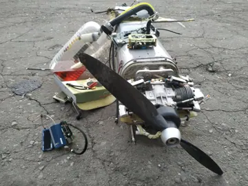 Збитий Орлан-30 крупним планом