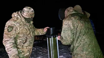 Снаряд «Соліст» на позиції, лютий 2025