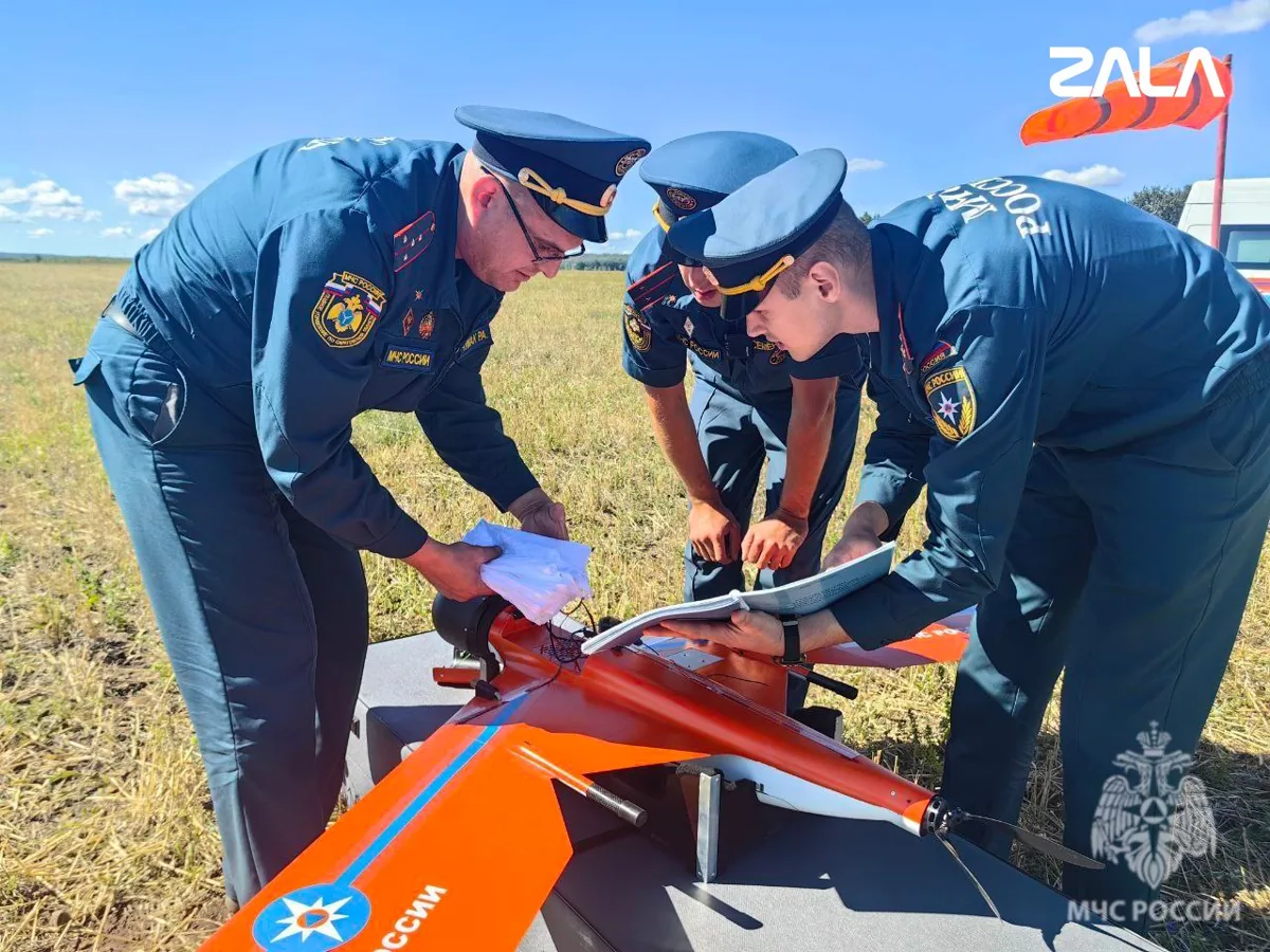 ZALA ZARYA-1M на службі МНС, Саратовська обл.